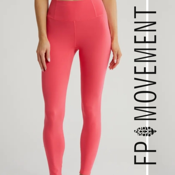 NWT FP Movement Never Better High Waist Leggings- ELECTRIC SUNSET - Picture 1 of 5